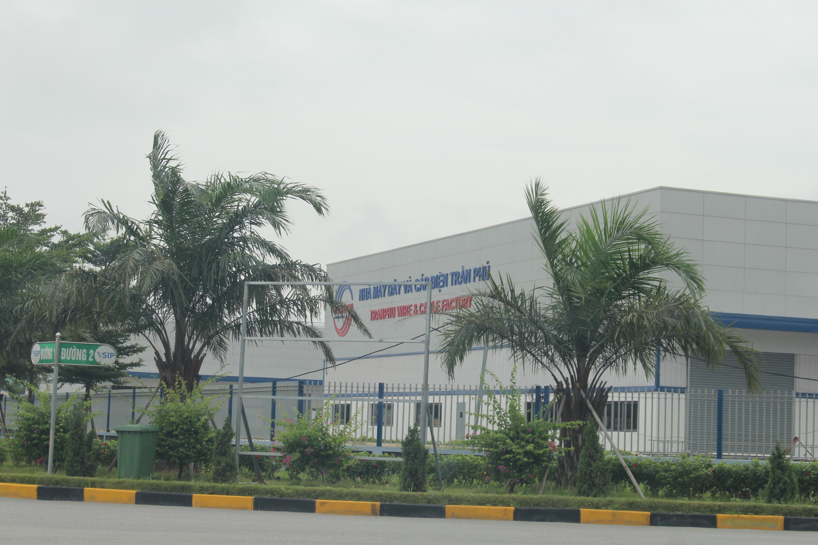 Nhà máy sản xuất cáp điện Trần Phú