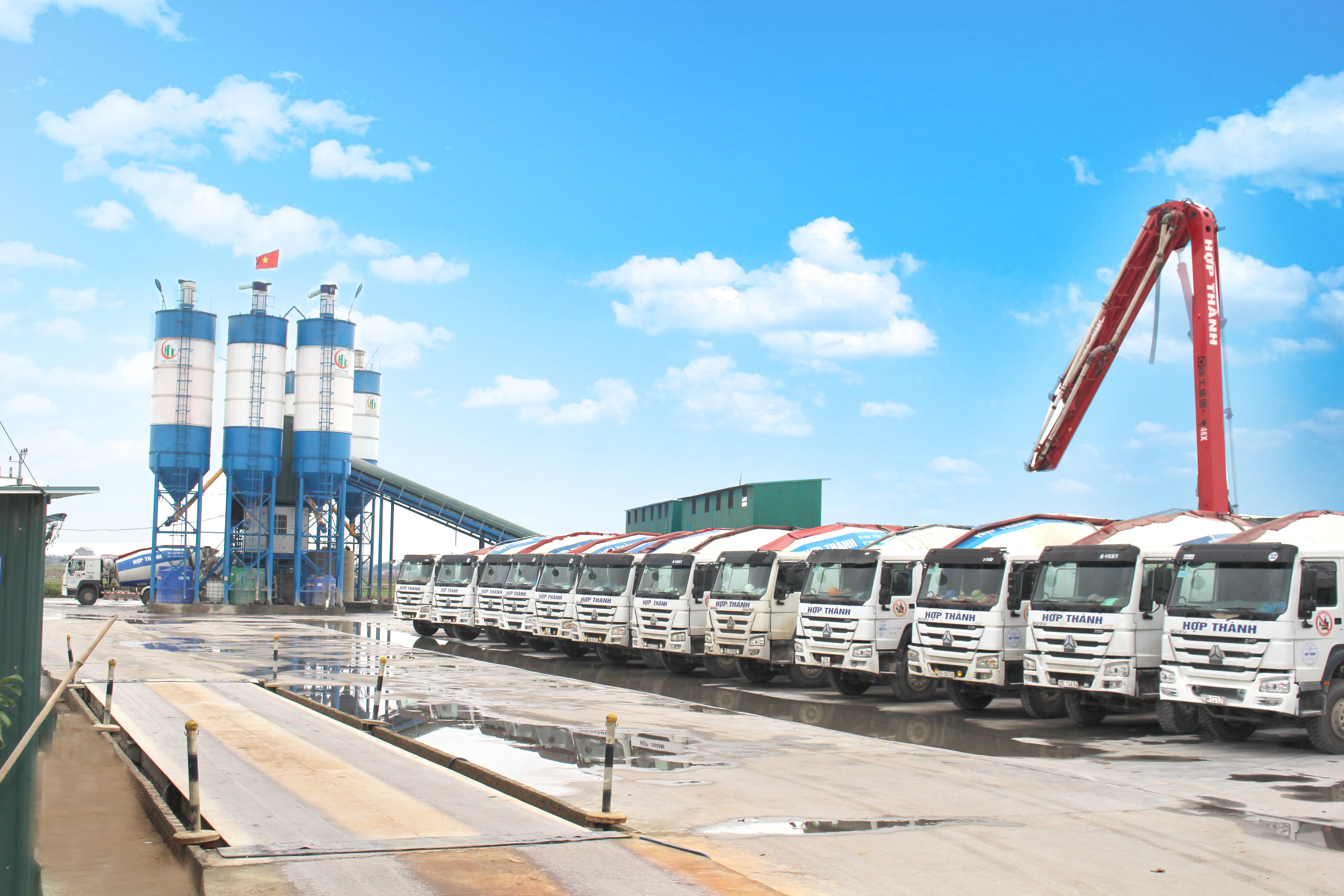 Trạm trộn bê tông Hải Dương chính thức đi vào hoạt động